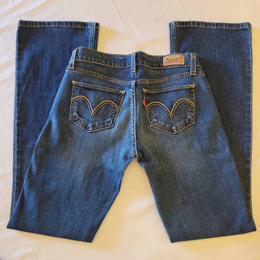 Y2K/Vintage Levis 524 Too Superlow▪︎ Womens Ultra-Low Rise Jeans ▪︎ Size 26/3 - Picture 3 of 10